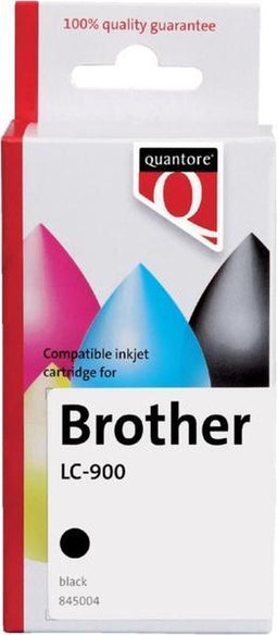 Inktcartridge quantore brother lc-900 zwart | 1 stuk