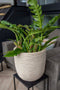 Capi Europe - Bloempot Waste Rib NL - 43x41 - Terrazzo beige - Breukbestendig - 100% recyclebaar