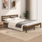 vidaXL - Bedframe - massief - grenenhout - honingbruin - 120x190 - cm