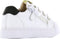 Shoesme sneakers - Witte sneaker met lichtgroen label en zwart detail - Kleur White Black