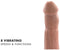Realistische Dildo Evolved Siliconen ABS Ø 4,5 cm (17,8 cm)