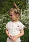 Koko Noko T-GIRLS Jumpsuit - Meisjes - Oranje gestreept - Maat 74