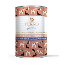 Natvoer PERRO Gourmet Deer with zucchini Herten 400 g