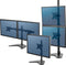 Fellowes Seasa™ 8044001 - Dubbele verticale monitor arm - Geschikt voor 2 schermen 13-32 inch tot 8kg elk