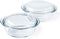 Pyrex - 4 In 1 Ovenschaal Rond met Deksel 3 liter - Borosilicaatglas (2 stuks)