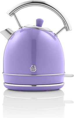 Swan Retro Waterkoker – 1,8 Liter Inhoud – Paars