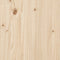 vidaXL - Hoofdbord - 186x4x100 - cm - massief - grenenhout