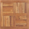 vidaXL - Tafelblad - vierkant - 80x80x2,5 - cm - massief - teakhout