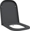 vidaXL - Snelle - Montage - Toiletbril - met - Zachte - Sluiting - Duroplast - Antraciet