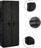 vidaXL - Schoenenkast - 60x28x90 - cm - stof - crèmekleurig