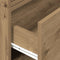 vidaXL - Kasten - met - 2 - lades - 2st - 60x31x40cm - bewerkt - hout - artisanaal - eiken