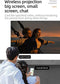 Fuegobird T20 - Smart Mini Beamer - Draadloze Projector - USB - AV - Laptop