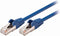 Nedis CAT5e Netwerkkabel - SF/UTP - RJ45 Male - RJ45 Male - 0.30 m - Rond - PVC - Blauw - Polybag