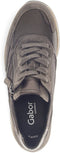 Gabor Dames Sneakers - Rits en vetersluiting - Bruin
