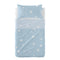 Happy Friday Sheet set 2 pieces Little star blue 120x180 cm (Cot bed) Blue