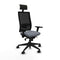 Bureaustoel met hoofdsteun Piqueras y Crespo 3D066N1 Grijs