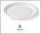 Biodore Kartonnen bord 22cm wit 100 stuks biologisch