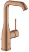 GROHE Essence New - Wastafelkraan - hoge draaibare uitloop - met trekwaste - sunset gold (mat brons) - 32628DL1