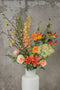Emerald - Boeket XL Happy Orange - 109cm hoog - Oranje - 12 stelen - Kunstboeket - Zijde boeket