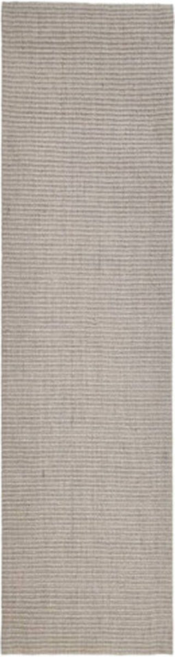 vidaXL - Vloerkleed - 66x250 - cm - natuurlijk - sisal - zandkleurig