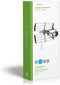 Nedis Buitenantenne - UHF - Ontvangstbereik: ≥50 km - LTE700 - Versterking: 14 dB - 75 Ohm - Antenne lengte: 841 mm - ABS / Aluminium