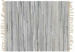Tapijt DKD Home Decor Grijs Indiaas Franjes (200 x 290 x 1 cm)
