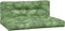 vidaXL - Palletkussens - 2 - st - stof - bladpatroon