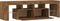 vidaXL - Tv-meubel - LED-verlichting - 140x36,5x40 - cm - gerookt - eikenkleurig
