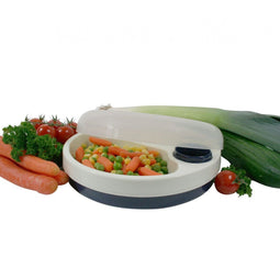 Able2 Warmhoudbord - 2 vaks - Houdt maaltijd langer warm - Hoogte 3,5 cm