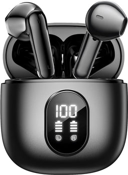 Soundtrex X-Pro - Draadloze Oordopjes - Bluetooth 5.3 - LED Display - Zwart
