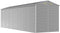 vidaXL - Tuinschuur - 191x640x198 - cm - gegalvaniseerd - staal - lichtgrijs