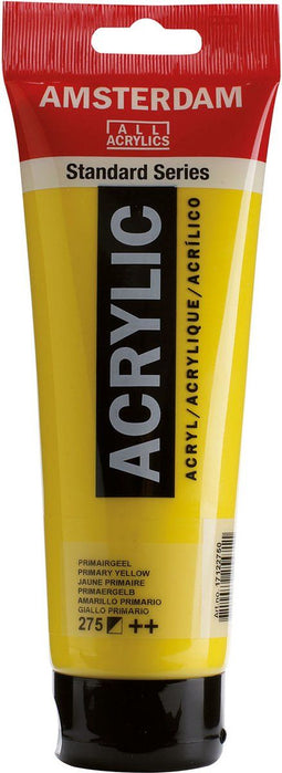 Amsterdam Standard Series - Acrylverf - Semi-dekkend - Primairgeel 275 (120 ml)