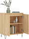 vidaXL - Dressoir - 60x35x70 - cm - bewerkt - hout - sonoma - eikenkleurig