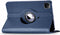 imoshion Tablet Hoes Geschikt voor iPad Pro 12.9 (2022) / iPad Pro 12.9 (2021) - imoshion 360° Draaibare Bookcase - Donkerblauw /Donkerblauw