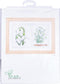 Thea Gouverneur - Borduurpakket met telpatroon - 446.05 - Voorgesorteerde DMC Garens - Sneeuwklokjes - Zwart Aida - 33 cm x 22 cm - DIY Kit