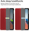 imoshion Oppo Pad Air - Trifold Bookcase - Auto-wake functie - Rood