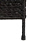 vidaXL - Kamerscherm - met - 5 - panelen - 205x180 - cm - waterhyacint - zwart