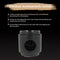 Scentchips® Dome L - Waxbrander - Geurbrander - Amberblokjes Brander - Oliebrander - Wax Melts Brander - Aromabrander - Ook Geschikt Voor Essentiële Oliën - Geurolie - Waxmelts - Zwart
