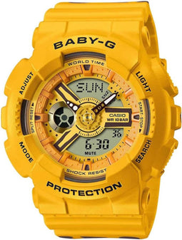 Casio Baby-G Summer Lover Honey BA-110XSLC-9AER Horloge - Kunststof - Bruin - Ø 42 mm