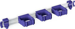 Toolflex One - Gereedschapsophangsysteem - 54 cm Aluminium Rail - 5 Flexibele Houders - Geschikt voor Ø15-35 mm Gereedschappen - Paars