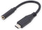 Assmann AK-300321-002-S - USB-C Adapterkabel - 1x USB-C stekker 1x Jackplug female 3,5 mm - Zwart