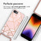 iMoshion Hoesje Geschikt voor iPhone SE (2022) / SE (2020) / 8 / 7 Hoesje Met Koord - iMoshion Design Hoesje met Koord - Transparant / Meerkleurig / Pink Graphic