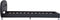 vidaXL - Bedframe - met - LED - kunstleer - zwart - 90x200 - cm