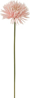 J-Line bloem Chrysant - kunststof - wit/lichtroze - 12 stuks