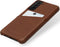 Selencia Hoesje Geschikt voor Samsung Galaxy S21 Hoesje Met Pasjeshouder - Selencia Vayu Vegan Lederen Backcover - Bruin