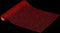Loper tafel Kerst rood glitter - 28 x 300 cm - Tafelloper - Kerstmis