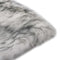 vidaXL - Stoelkussens - 2 - st - 40x40 - cm - schapenvacht - gemêleerd - donkergrijs
