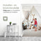 O'DADDY® Deurgordijn Deluxe FIBER - Magnetisch Vliegengordijn - Zelfsluitend - Wit - 140x230 cm