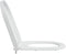 vidaXL - Snelle - Aflaat - Toiletzitting - met - Zachte - Sluiting - in - Duroplast - Wit
