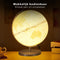 Cheqo® Wereldbol Lamp 31 cm - LED Globe - Warm witte verlichting - Wit Goud